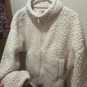 Express Cream Teddy Jacket